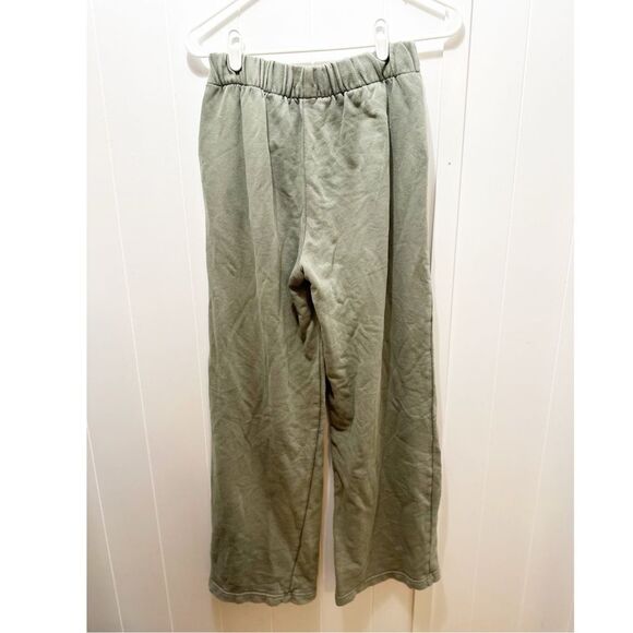 Aerie new heights trouser sweatpants olive green - Picture 3 of 4